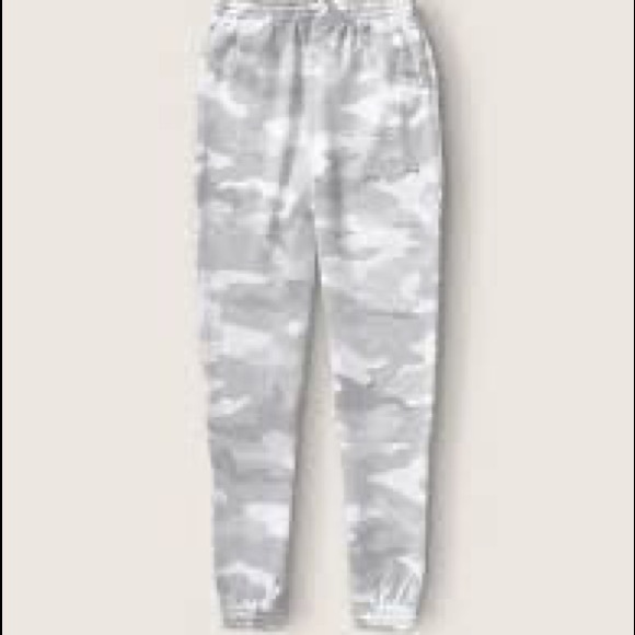 Victoria’s Secret Pink Campus Jogger Pant Camo XL NWT - Picture 2 of 2